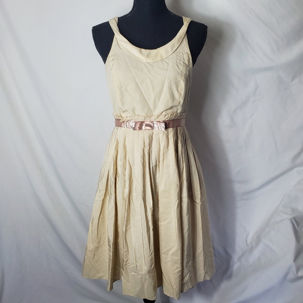 Anthropologie Moulinette Soeurs Silk Blend Dress Size 8